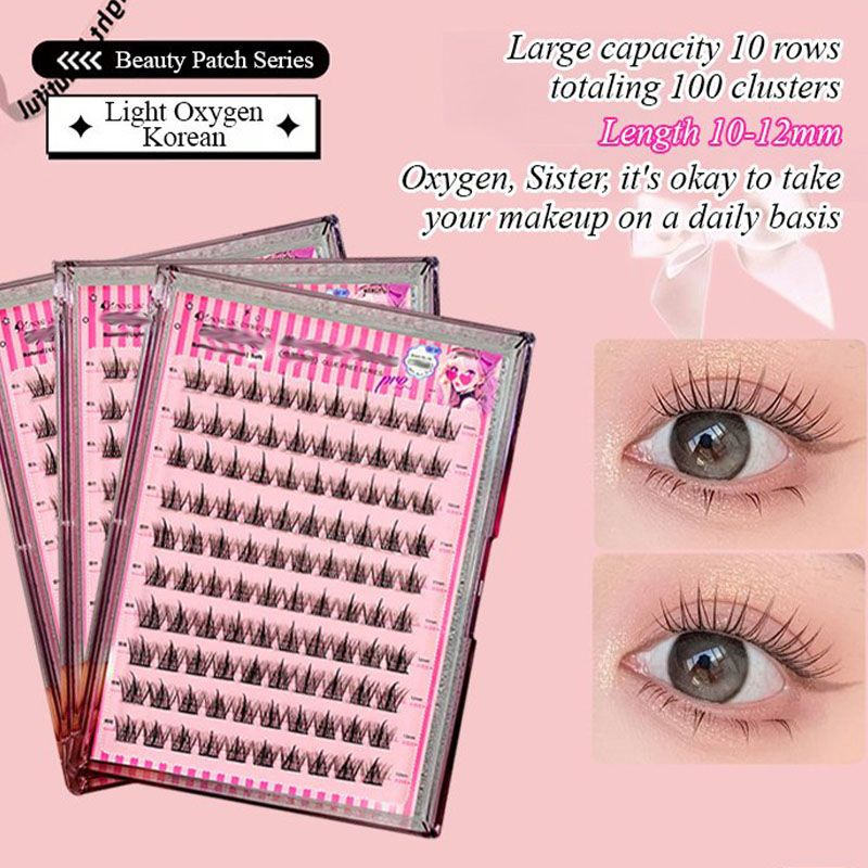 Waterproof Glue-free Realistic False Eyelashes-8