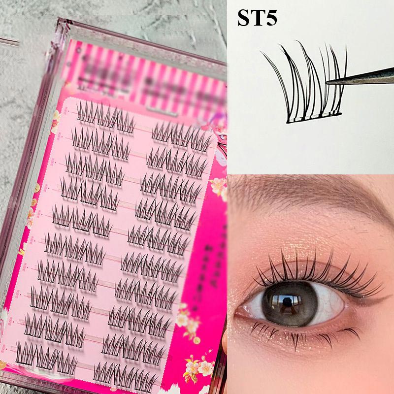 Waterproof Glue-free Realistic False Eyelashes-11