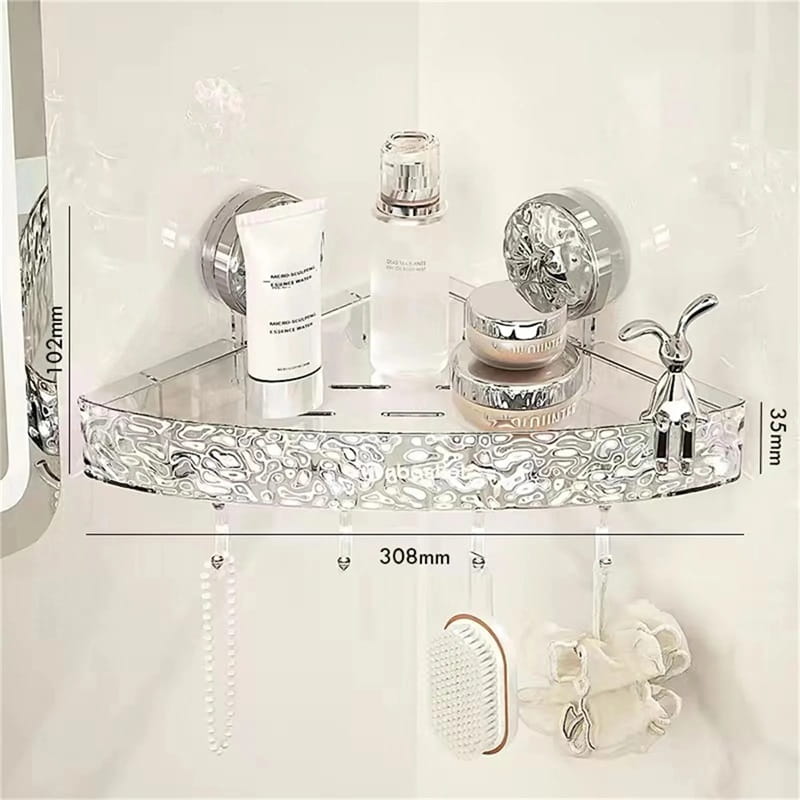 Suction Decorative Home Storage Organizer Shelf-8